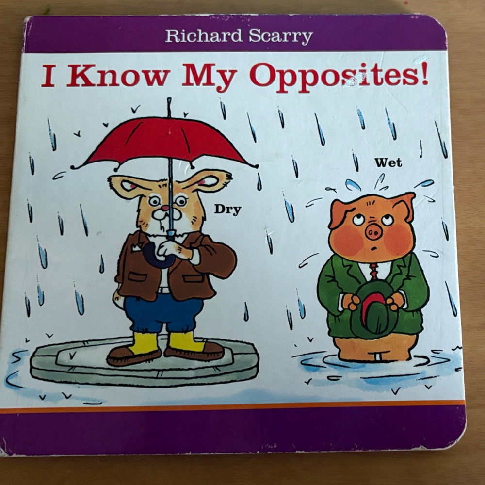 Richard Scarry's I Know My Opposites Book